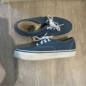 Vans authentic navy shoes